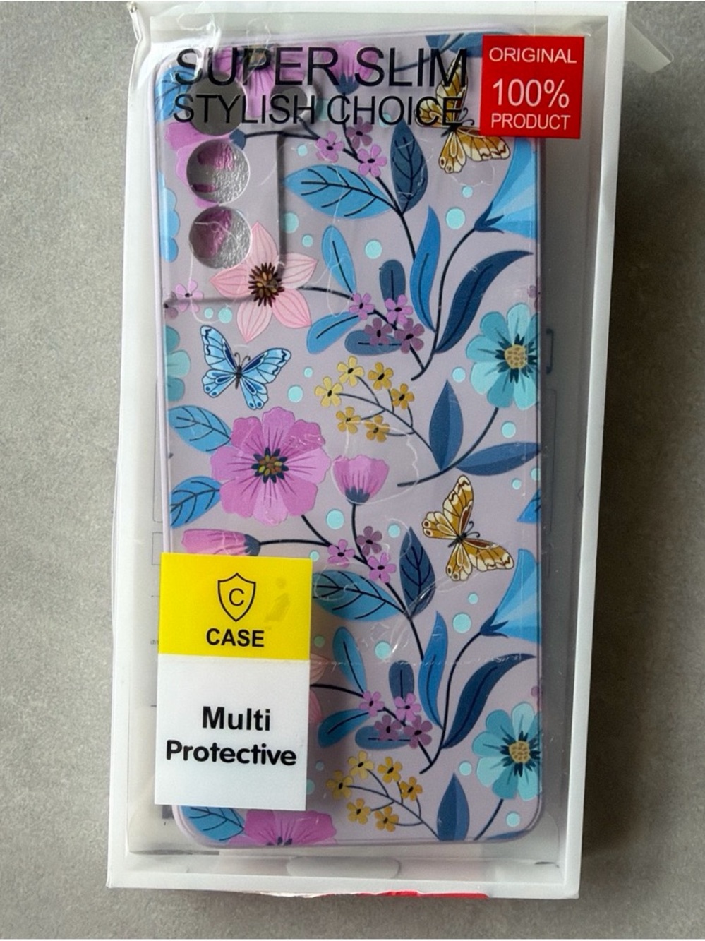 Flower Pattern Case For Samsung Galaxy S21 Plus